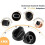 4-Piece Universal Control Knob Replacement Kit with 12 Adapters Compatible with Ovens/Stovetops/Range Universal Knobs A 7