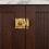 Vintage European Solid Brass Door Bolt for Indoor Security and Cabinet Use A 3