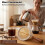 5pcs Coffee Sock Filter, Cloth Coffee Filters Reusable, Natural Cotton Pour over Coffee Strainer Set 6