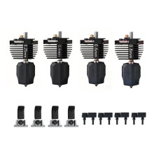 Hotend-Kit für Flashforge Creator 5/5 Pro: Extruder-Ersatzbaugruppe mit Silikon-Reinigungsbürste und 3D-Druckbaugruppe