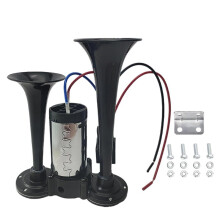 12V 600DB Super Loud Dual Electric Air Horn Kit with Compressor for All Vehicles