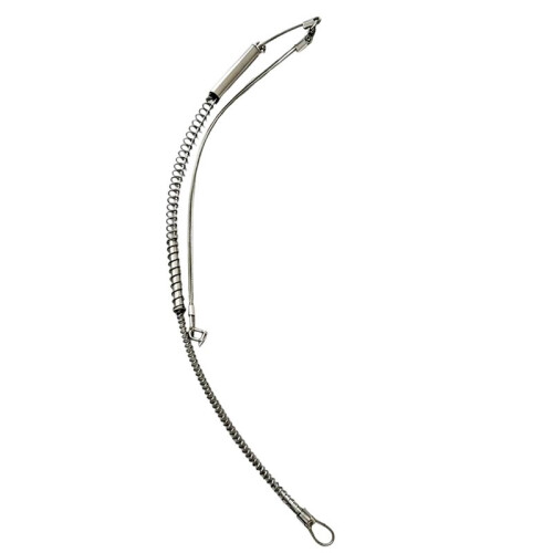 Double-Headed Chain Spring Buffer Steel Wire Rope, Fruit Tree Branch Pulling Shade Net Fence Tensioning and Fixing Cable