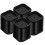 4 Pack Adjustable Furniture Risers, Square Stackable Bed Risers, Suitable for Bed Frame, Sofa, Couch, Table, Chair Legs 1