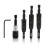 3 Pcs Self Centering Drill Bit Set 3/32", 7/64", 1/8", Self Centering Hinge Drill Bit Install Hinge &Drill Guide Hole 1