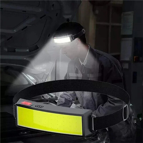Powerful COB Headlamp Type-C/USB Rechargeable  Flashlight Built-in Battery Outdoor Camping Lantern Waterproof Torch 2