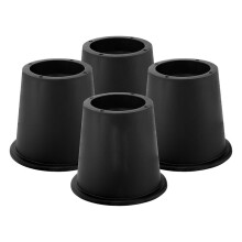 4 Pack Stable Heavy Duty Bed Risers for Couch Table Desk Legs Furniture Riser, Support  to 3000Lbs