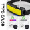 Powerful COB Headlamp Type-C/USB Rechargeable  Flashlight Built-in Battery Outdoor Camping Lantern Waterproof Torch 4