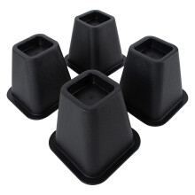 4 Pack Bed Riser - Bed Lifters - Furniture Risers for Bed, Chairs, Tables