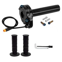 Ebike Full Twist Throttle for TST R002 12-72V, 3 Pin Ebike Throttle Grip Kit for TST Electric Dirt Bike