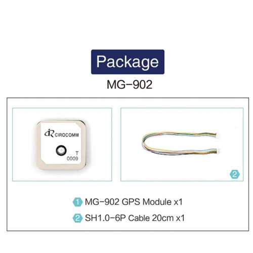 MicoAir -902 GNSS Module with Compass QMC5883L M9140 9th Generation for FPV/Racing Drones 2