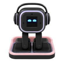 AI-Följeslagare Robot+Laddningsdocka Röstchatt Touch Interaktion Intelligent Känslouppfattning Musik Berättelser Väder A