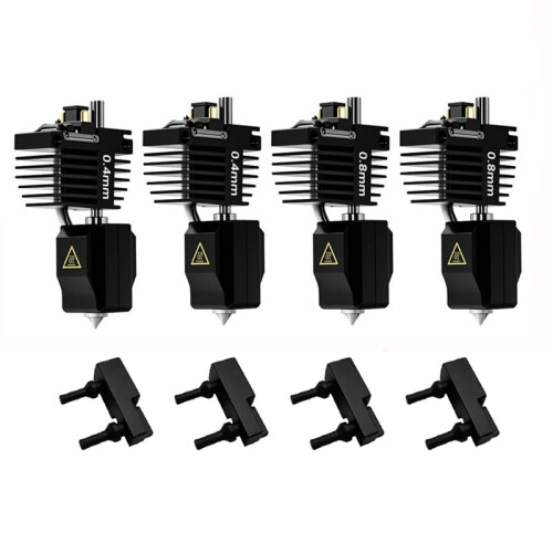 Hotend Kit for Flashforge C5/C5 Pro Extruder Replacement Assembly with Silicone Cleaning Brush for C5/C5 Pro Print