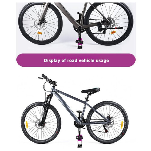 Portable Foldable Bicycle Crank Stand-Side Stand for Road Bikes and Mountain Bikes 2