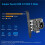 Placa de Expansão PCI Express para USB 3.0 de 5 Gbps, Placa PCIe USB-C para Computador Desktop 3