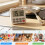 Magnetic Digital Kitchen Timer 99 Min 59 Sec Count  Down  LCD Display for Cooking Study White 5