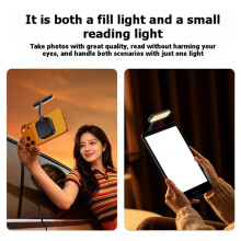 Flexible Adjustable Magnetic Fill Light Phone Reading Lamp Handheld Selfie Fill Light Five Brightness Levels