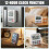 Magnetic Digital Kitchen Timer 99 Min 59 Sec Count  Down  LCD Display for Cooking Study White 6