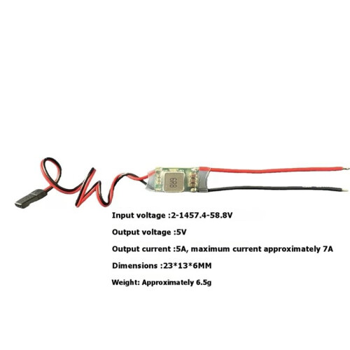 High Voltage UBEC Step-Down Module UBEC 5V 5A 2-14S High Voltage Step Down Module for RC Drone Receiver ESC