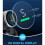 Portable Turbo Handheld Fan, 5 High-Speed Settings, 3600mAh Power, Digital Screen, Foldable USB/Type-C Charge B 5
