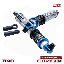 113.6mm Metal Shock Absorbers, Aluminum Threaded Adjustable Damper for 1/10 RC Crawler Car