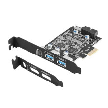 USB 3.0 PCIe Expansion Card, 5  PCI Express Card with UASP Support PCIe USB Adapter Card for PC Desktop