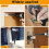 3 Pcs Self Centering Drill Bit Set 3/32", 7/64", 1/8", Self Centering Hinge Drill Bit Install Hinge &Drill Guide Hole 5