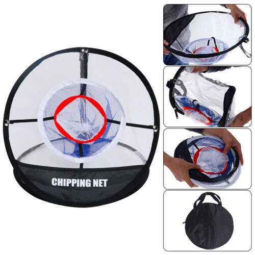 3-Tier  Chipping Net - Foldable Practice Net with Target & Carry Bag for Indoor/Outdoor  Training 1