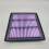 Engine Air Filter 17801-70060, High-Density Pleated Car Air Intake Filter Replacement for  Land 4