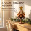 Tree Shaped Wood Trivets Foldable Heatproof with Stand for Hot Dishe 6