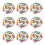 Pandeiro de Mão Colorido de 8 Polegadas, Tambor de Percussão, Instrumento Musical para Crianças, Brinquedo e Presente. 1