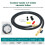 Vacuum Special Pipe 3/8 Bold Evacuation Pressure-Keeping Pipe/Suction Negative Pressure-Keeping Pipe 5
