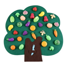 1PCS Wood Toy Magnetic Cutting Vegetables Cooking Food Pretend Simulation Kitchen Model Educational Toys