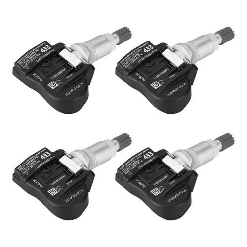 4st Bil TPMS-Sensor Däcktryckssensor 107481200B för  3 2018-2020 S 2014 X 2016 Däcktrycksmätare 1