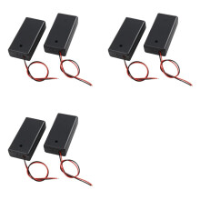 6 X AA 3V Battery Holder Case Box Slot Wired /OFF W Cover