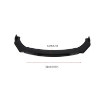 Stoßstangenlippe Diffusor 150cm Schwarz ABS 6er