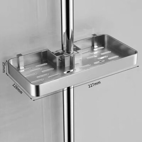 (Bright)Moderne Badezimmer Dusche Organizer mit Platz Aluminium Material Raum für 1