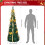 6 FT 8 Modes Light Pop Up Artificial Fully Decorated Christmas Tree 6