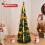 6 FT 8 Modes Light Pop Up Artificial Fully Decorated Christmas Tree 7