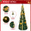 6 FT 8 Modes Light Pop Up Artificial Fully Decorated Christmas Tree 5