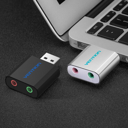 Mini Scheda Audio Usb Esterna Usb A 35mm Adattatore Cuffie Scheda Audio 2