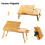 Adjustable Foldable Laptop Table Natural Wood Colour 6