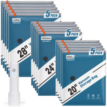 Vacuum Storage Bags Electric Pump Space Saver 15Pk