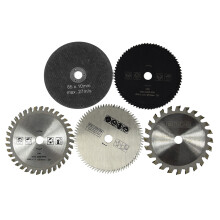 5-Piece Set of Carbide Cutting Blade Small Circular Saw Blade 85mm Woodworking Household DIY Saw Blade