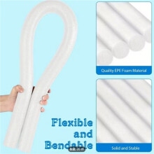40Pcs Floating Pool Noodles Foam Tube 1.6 X 19.7 Inch Floating Foam Tube Round Solid Noodle for Adults Swimming