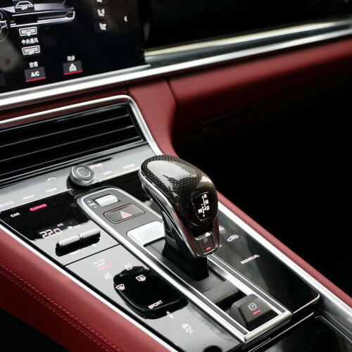Porsche Panamera 971 Carbon Schaltknauf Abdeckung 2