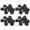 40 Pcs Garden Clone Collars Neoprene Inserts Sponge Block para 2 Polegada Net Pots Hydroponics Systems e Cloning Machines 2