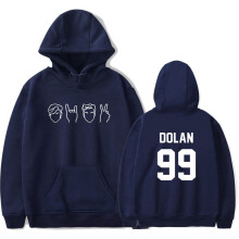 (Blue,S)Dolan Twin Jerzees Dibujo Sudadera con Capucha Chaqueta Jersey Mujeres Conjunto Hombres