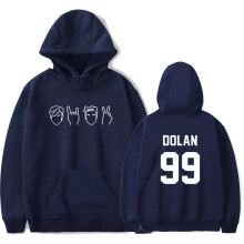 (Blue,4XL)Dolan Twin Jerzees Dibujo Sudadera con Capucha Chaqueta Jersey Mujeres Conjunto Hombres
