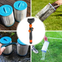 Pool Filter Comb Cleaner Pool Cartridges Filter Cleaner Comb Hot Tub Spa Water Filter Cleaning Hose Attachment Tool
