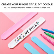 12Pcs Silicone Flip Wrapping Paper Holder Poster Holder Paper Roll Holder Stabilizer Slap Bands for Storage Organization